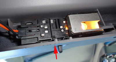 glove box fixture