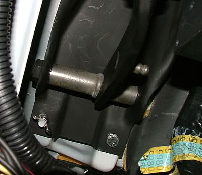 1992 clutch pedal bracket installed in 1996 truck